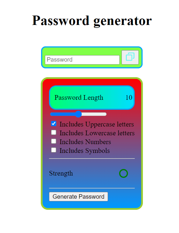 Password Generator